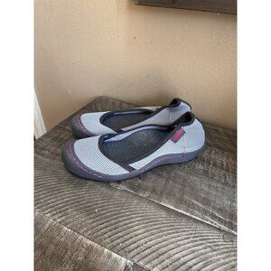 Muk Luks Sport Slip On Beach Shoes Women's 7 Blue Pink Mukluks